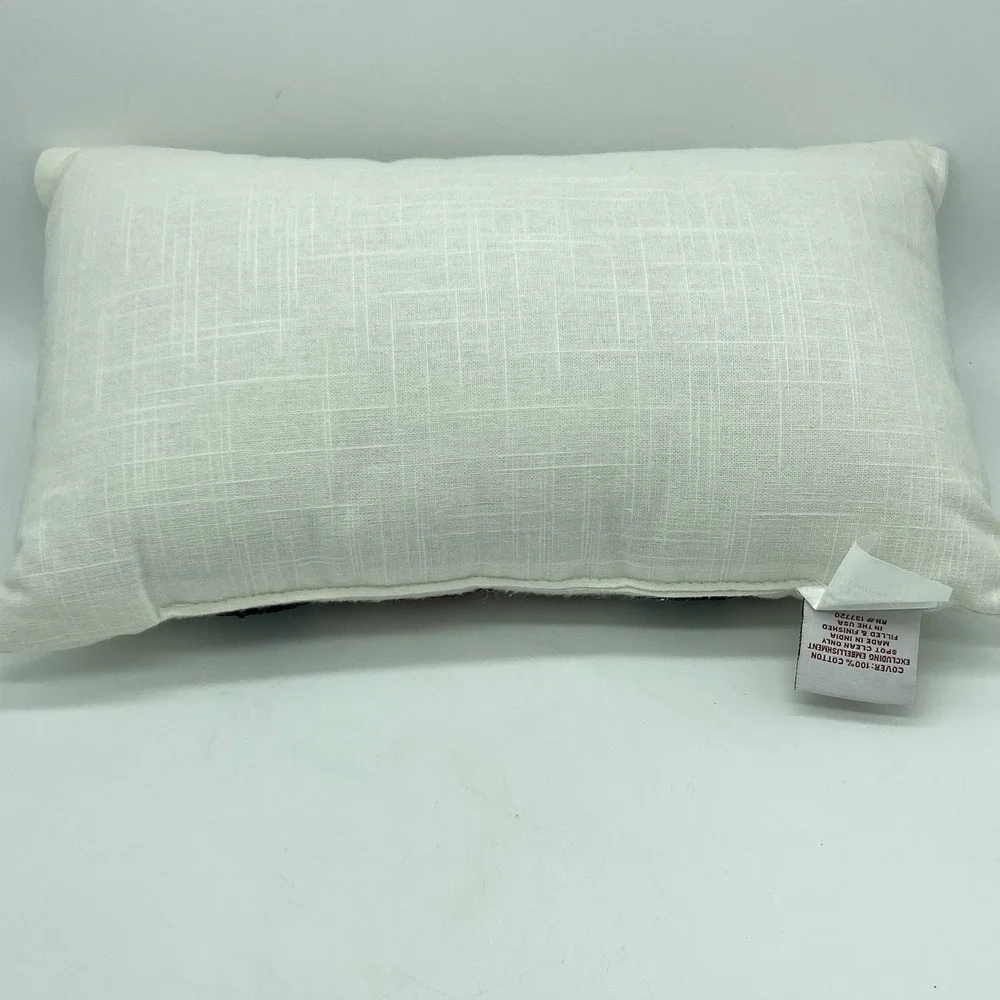Devi Designs Beaded Christmas Pillow Red Truck 14.5
